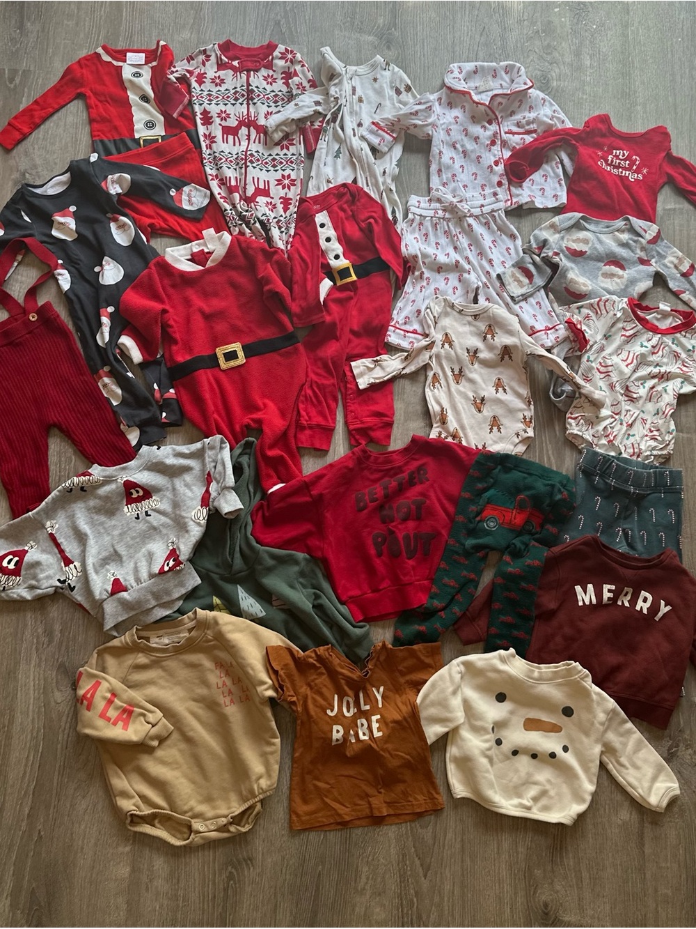 HUGE lot of 6-12 Month Baby Boy Christmas Clothes